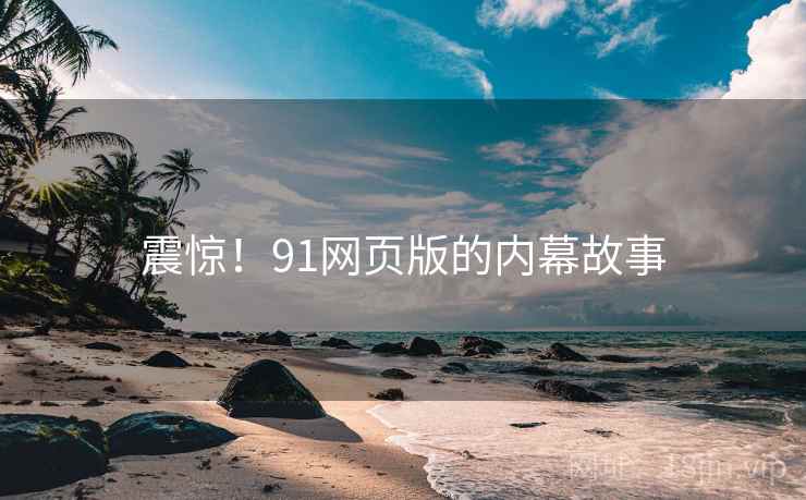 震惊！91网页版的内幕故事