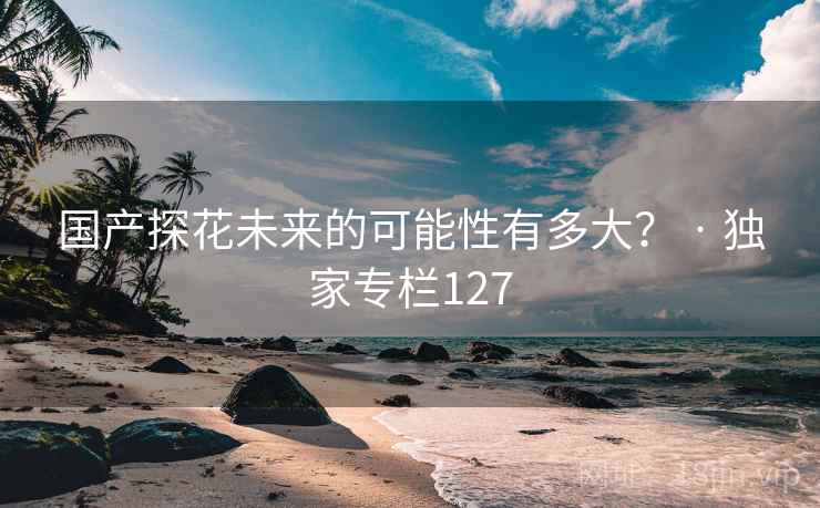 国产探花未来的可能性有多大？ · 独家专栏127